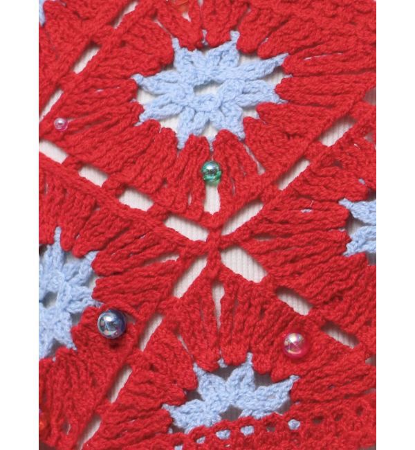 Ungrid「ビーズコンビニットキャミ」|キャミソール|