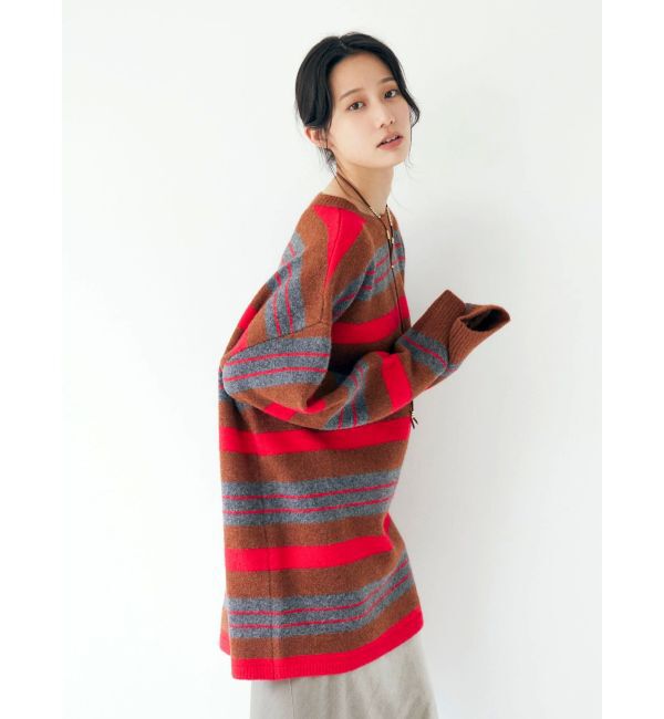 Ungrid「マルチボーダールーズニット」|ニット・セーター|