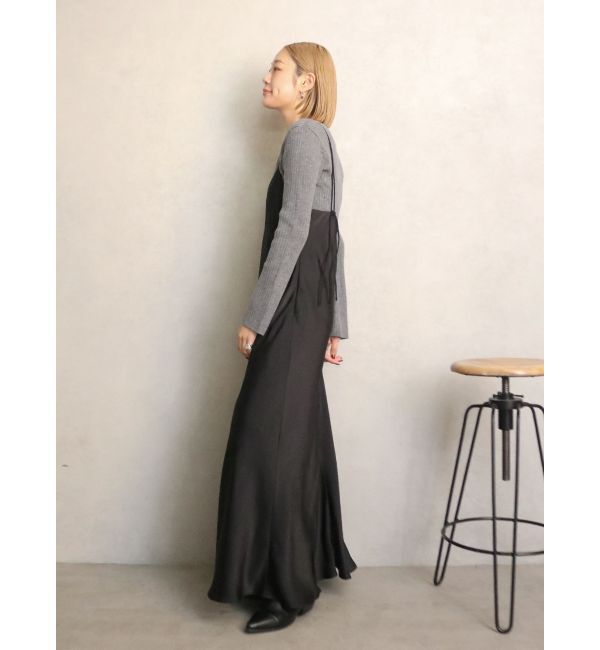 Ungrid「フィットフレアキャミワンピース」|ワンピース|