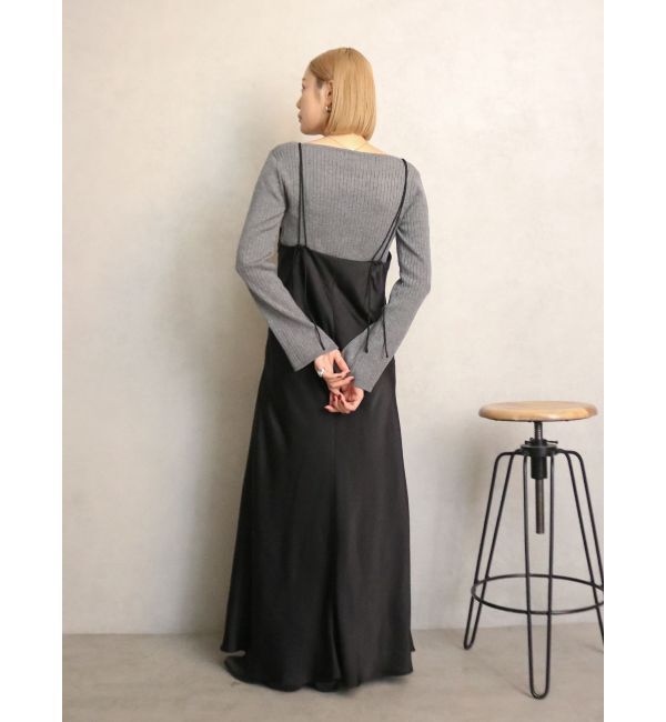 Ungrid「フィットフレアキャミワンピース」|ワンピース|