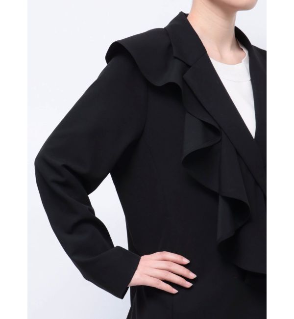 LAGUNAMOON「LADYラッフルテーラードジャケット」|テーラードジャケット|