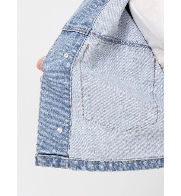 LAGUNAMOON「ミディデニムブルゾン」|デニムジャケット|