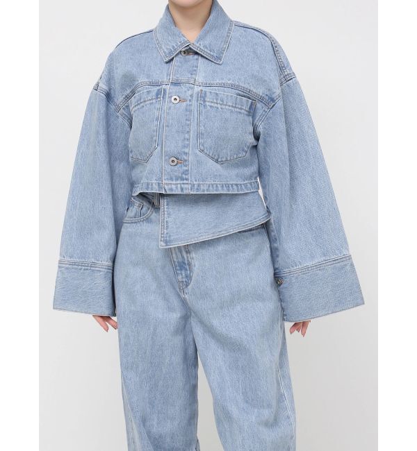 LAGUNAMOON「ミディデニムブルゾン」|デニムジャケット|