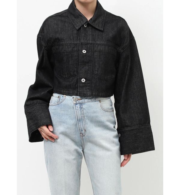 LAGUNAMOON「ミディデニムブルゾン」|デニムジャケット|