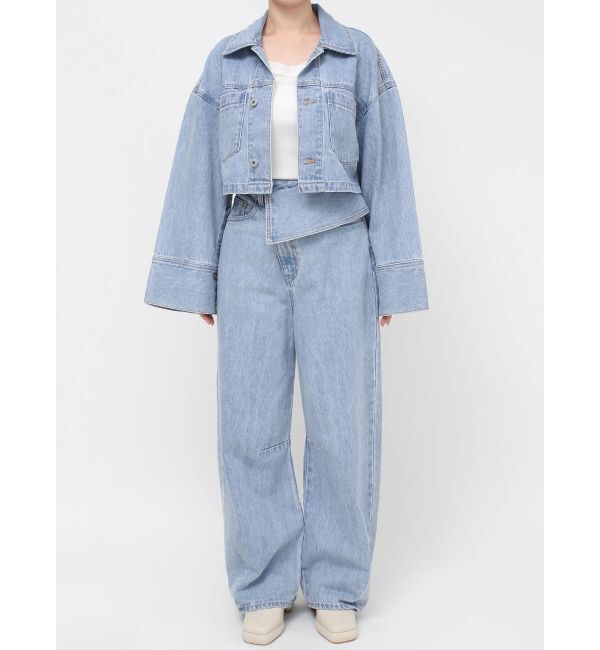 LAGUNAMOON「ミディデニムブルゾン」|デニムジャケット|