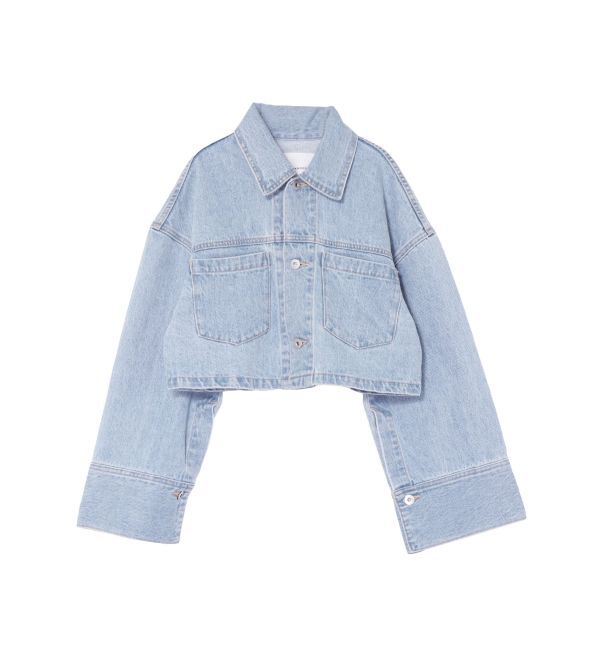 LAGUNAMOON「ミディデニムブルゾン」|デニムジャケット|