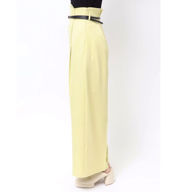 LAGUNAMOON「バイカラーベルトパンツ」|その他|