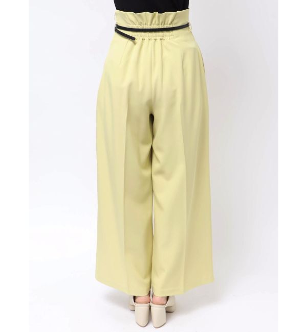 LAGUNAMOON「バイカラーベルトパンツ」|その他|