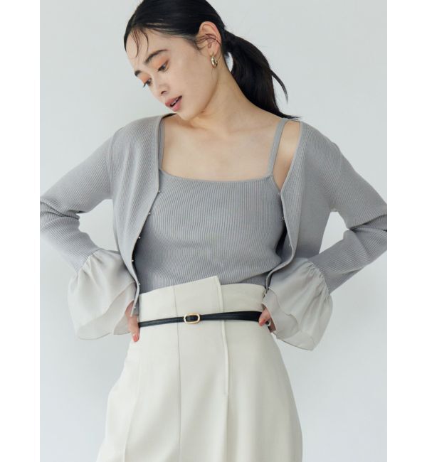 LAGUNAMOON「バイカラーベルトパンツ」|その他|