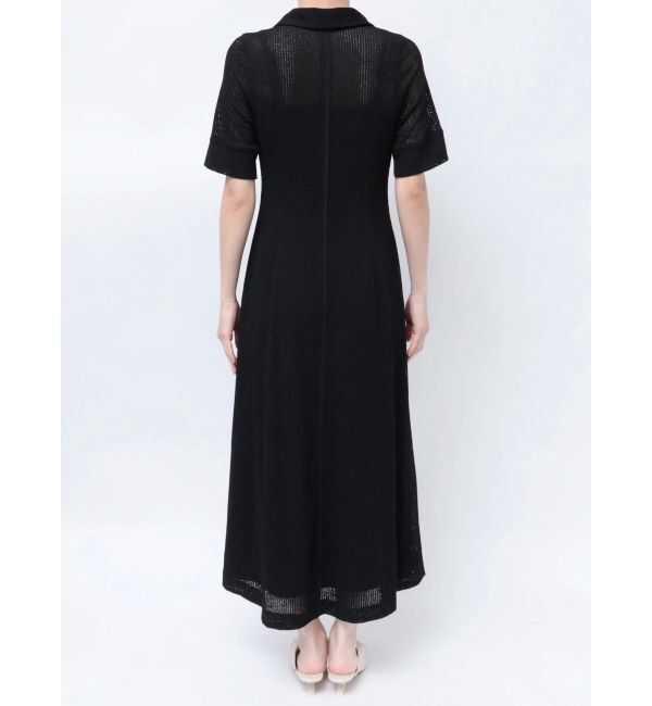 LAGUNAMOON「メッシュレースカラーネックワンピース」|ワンピース|