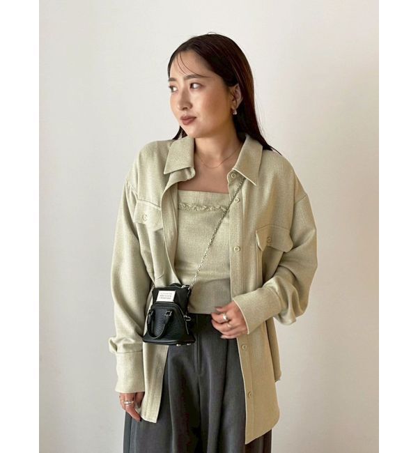 LAGUNAMOON「ツイードフリンジキャミソール」|キャミソール|