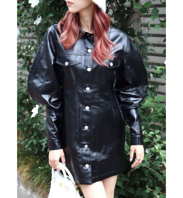 EVRIS「デザインスリーブミニワンピース」|ワンピース|