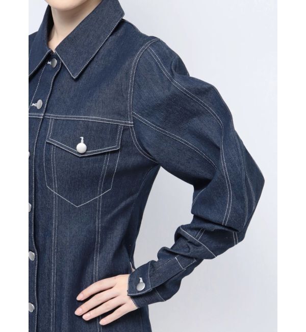 EVRIS「デザインスリーブミニワンピース」|ワンピース|