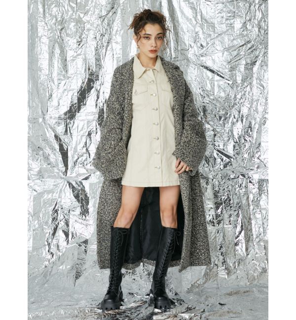 EVRIS「デザインスリーブミニワンピース」|ワンピース|