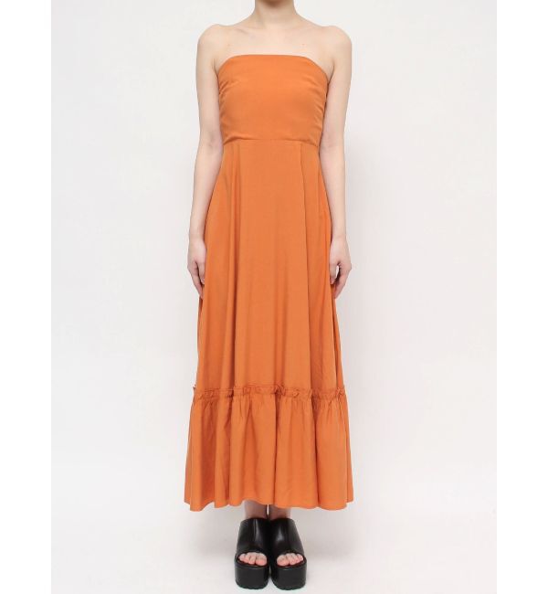 EVRIS「フリルショルダー3WAYロングワンピ－ス」|ワンピース|