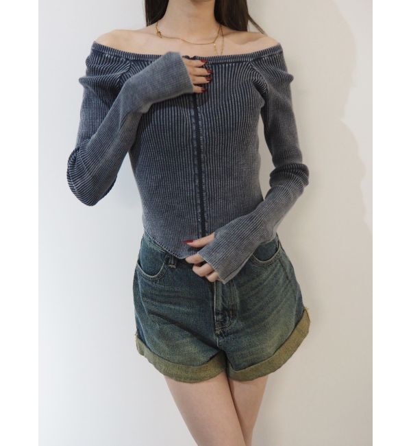 EVRIS「ロールアップデニムショートパンツ【セットアップ着用可能】」|デニム|