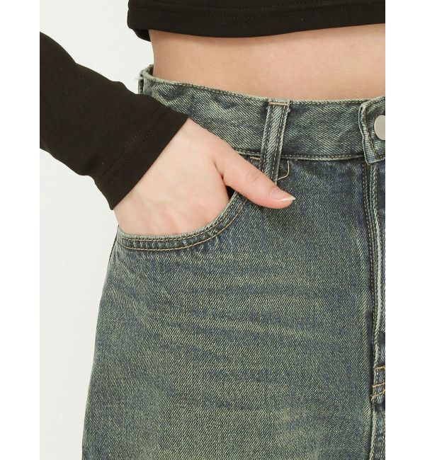 EVRIS「ロールアップデニムショートパンツ【セットアップ着用可能】」|デニム|