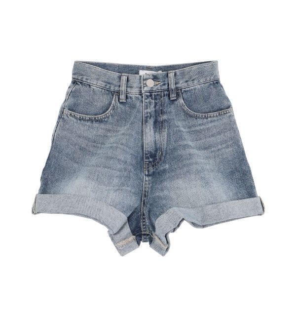EVRIS「ロールアップデニムショートパンツ【セットアップ着用可能】」|デニム|