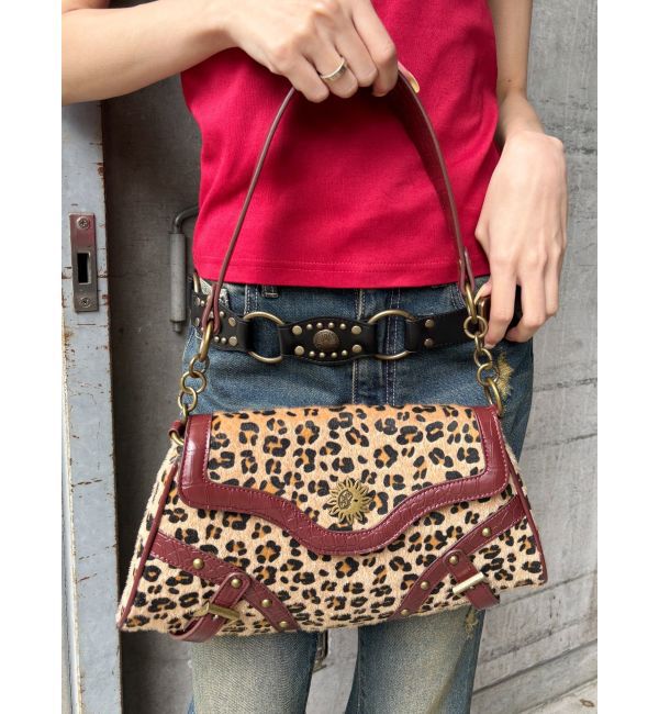 EVRIS「スタッズモチーフアニマルハンドBAG」|ハンドバッグ|