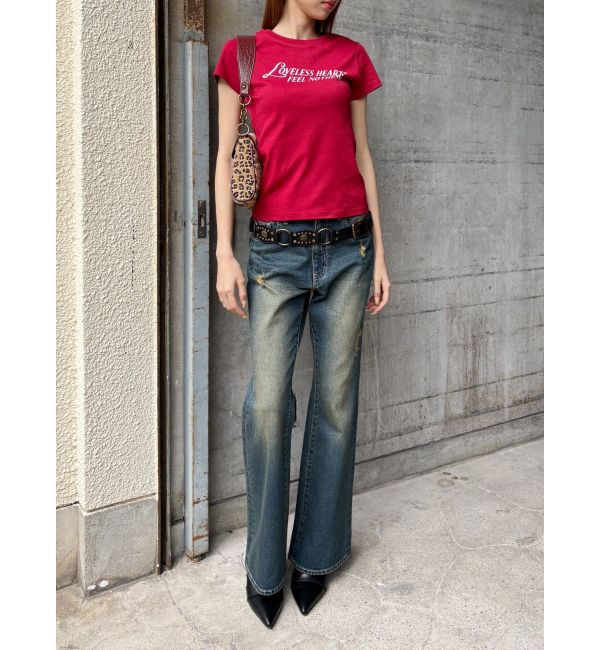 EVRIS「スタッズモチーフアニマルハンドBAG」|ハンドバッグ|