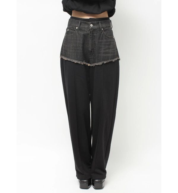 EVRIS「ドッキングスウェットデニムパンツ【セットアップ着用可能】」|デニム|