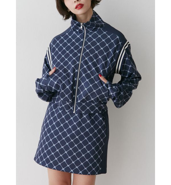 jouetie「モノグラムミニスカート【セットアップ対応】」|スカート|