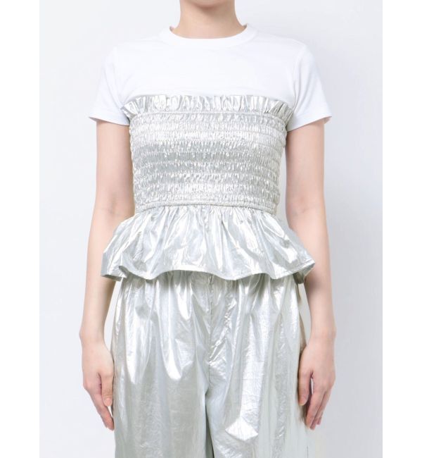 jouetie「メタリックシャーリングビスチェ【セットアップ対応】」|キャミソール|