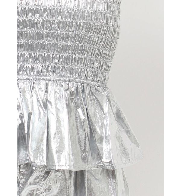 jouetie「メタリックシャーリングビスチェ【セットアップ対応】」|キャミソール|