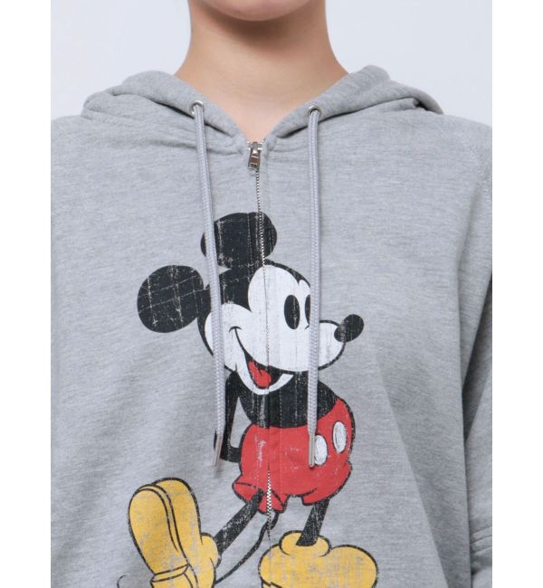 jouetie「【ミッキー＆ミニー】ダブルZIPスリットフーディ【セットアップ対応】」|パーカー|
