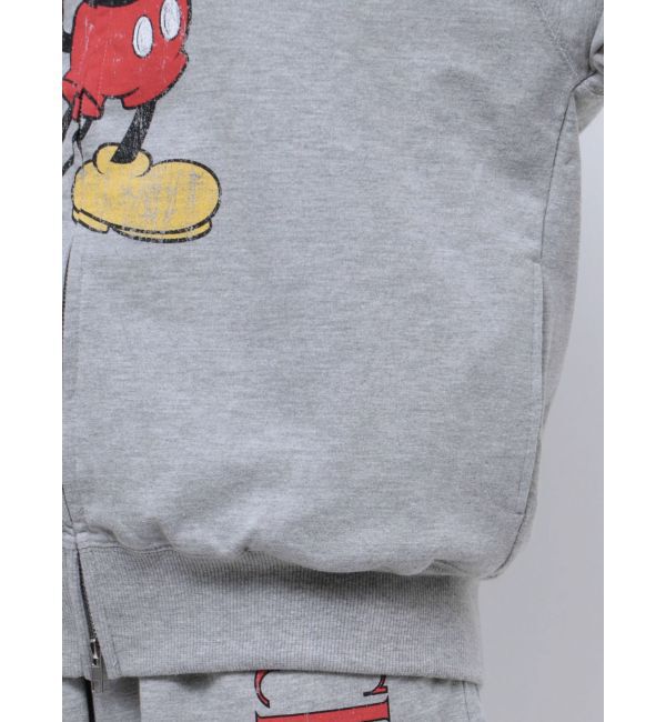 jouetie「【ミッキー＆ミニー】ダブルZIPスリットフーディ【セットアップ対応】」|パーカー|