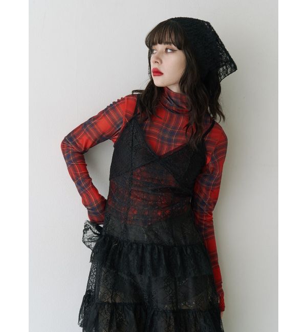 jouetie「ティアードフリルランジェリーワンピース」|ワンピース|