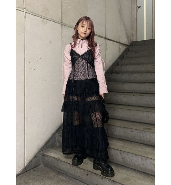 jouetie「ティアードフリルランジェリーワンピース」|ワンピース|