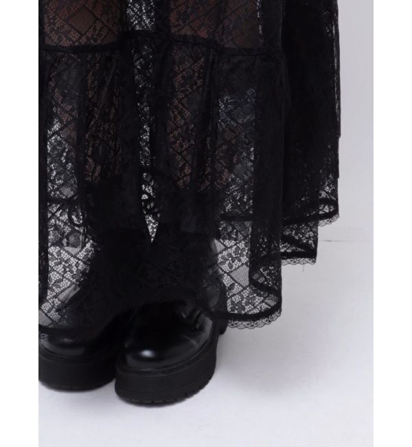 jouetie「ティアードフリルランジェリーワンピース」|ワンピース|