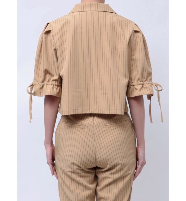 jouetie「【FRUITSZIPPER鎮西寿々歌】クロップドジャケット」|テーラードジャケット|