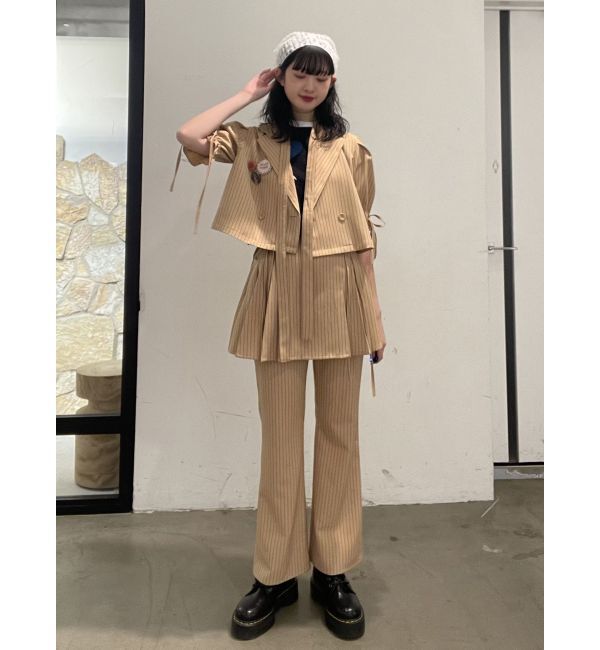 jouetie「【FRUITSZIPPER鎮西寿々歌】クロップドジャケット」|テーラードジャケット|