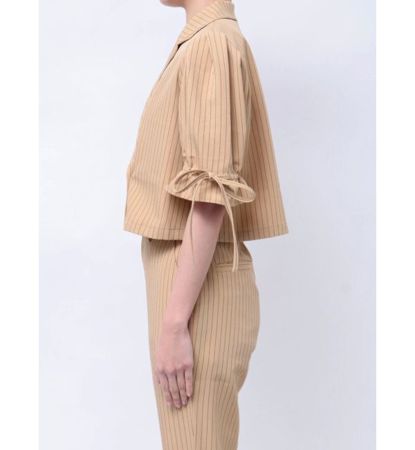 jouetie「【FRUITSZIPPER鎮西寿々歌】クロップドジャケット」|テーラードジャケット|