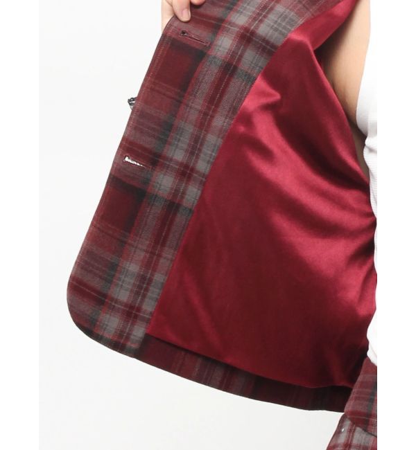 jouetie「ステンカラーラインストーンショートジャケット【セットアップ対応】」|テーラードジャケット|