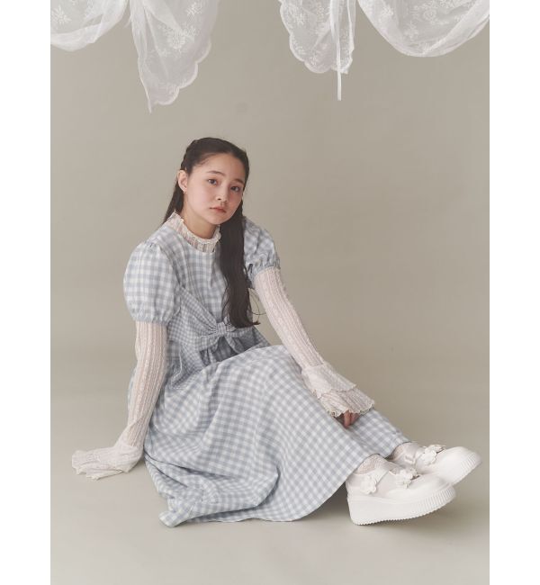 merry jenny「ギンガムリボンワンピース」|ワンピース|