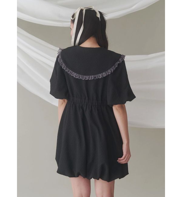 merry jenny「バルーンパフミニワンピース」|ワンピース|