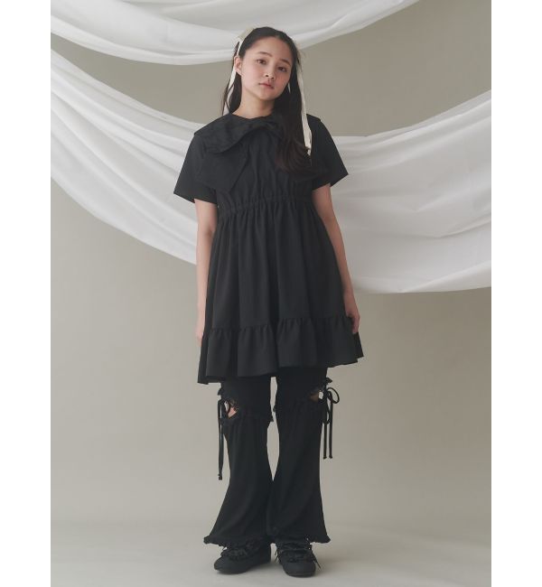 merry jenny「BIG ribbon frillミニワンピース」|ワンピース|