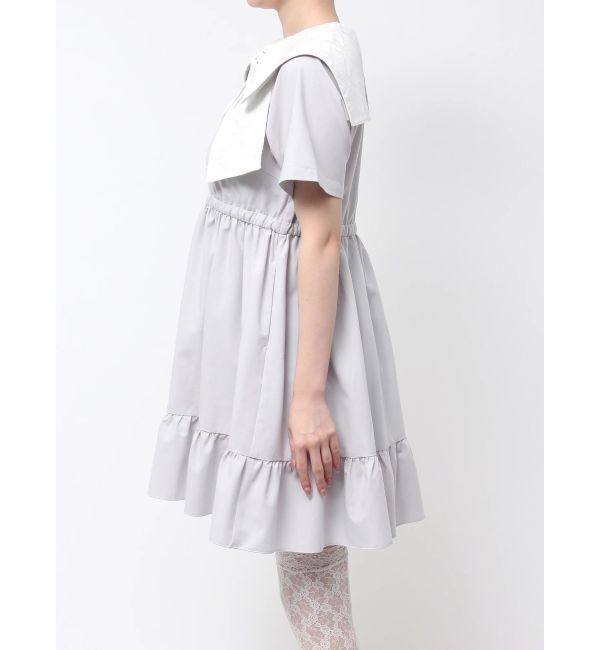 merry jenny「BIG ribbon frillミニワンピース」|ワンピース|