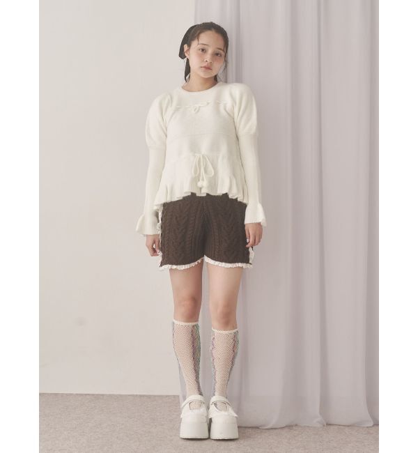 merry jenny「frill knit shortpants」|その他|