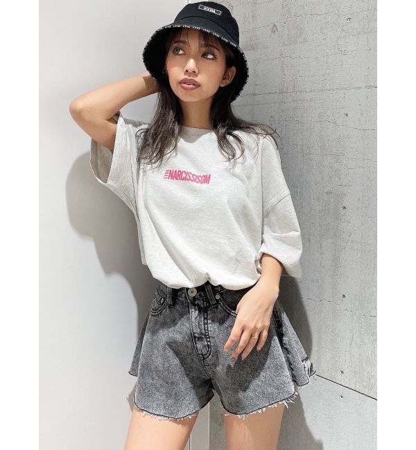 GYDA「ケミカルデニムキュロット」|デニム|