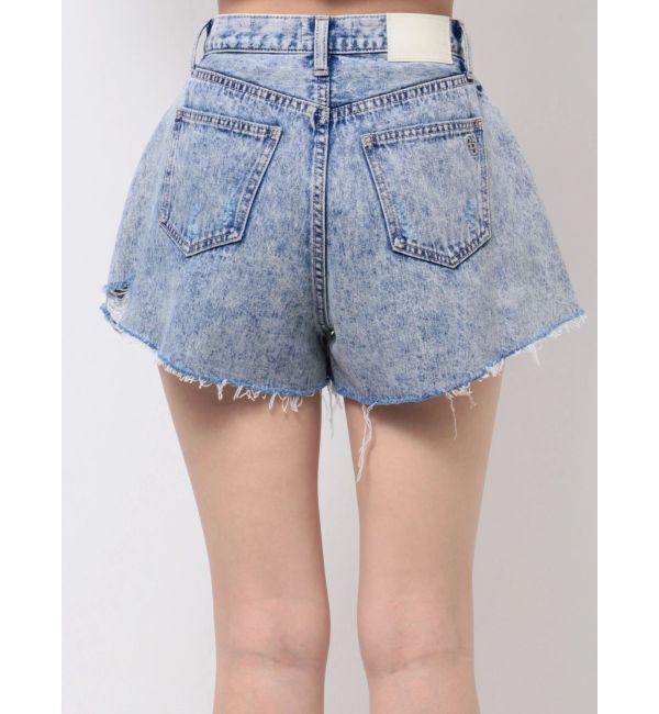 GYDA「ケミカルデニムキュロット」|デニム|