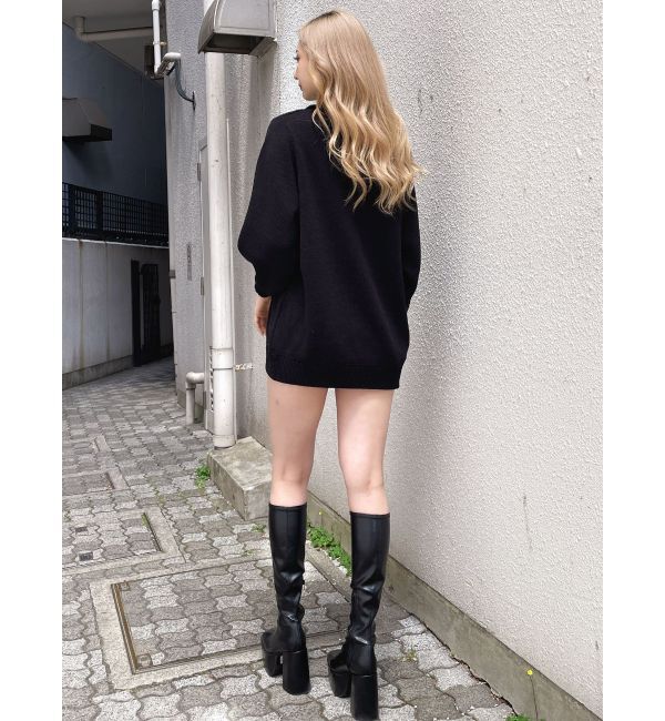 GYDA「Symmetry GYDAハーフZIPミニワンピース」|ワンピース|