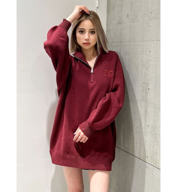 GYDA「Symmetry GYDAハーフZIPミニワンピース」|ワンピース|