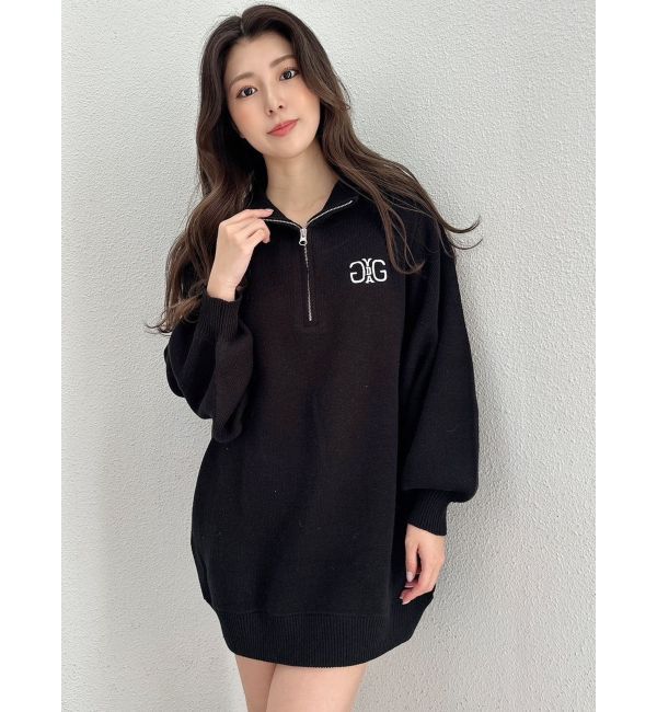 GYDA「Symmetry GYDAハーフZIPミニワンピース」|ワンピース|