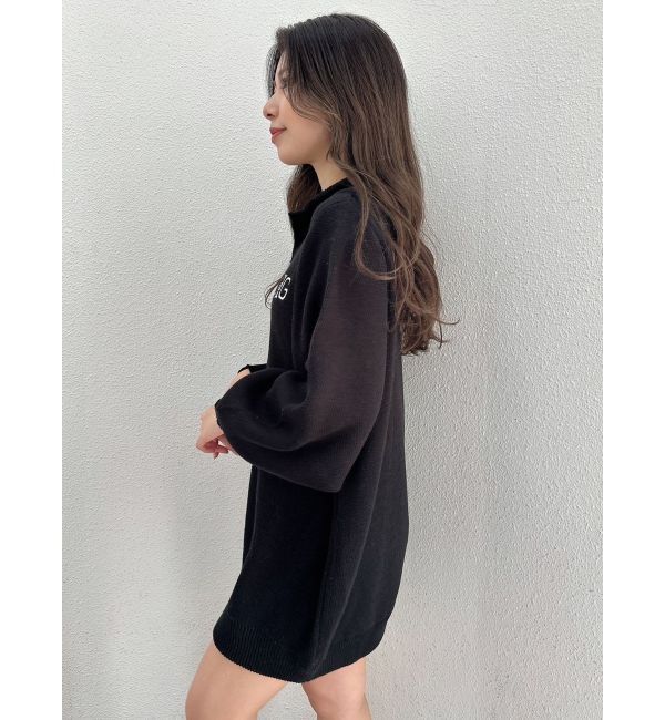 GYDA「Symmetry GYDAハーフZIPミニワンピース」|ワンピース|