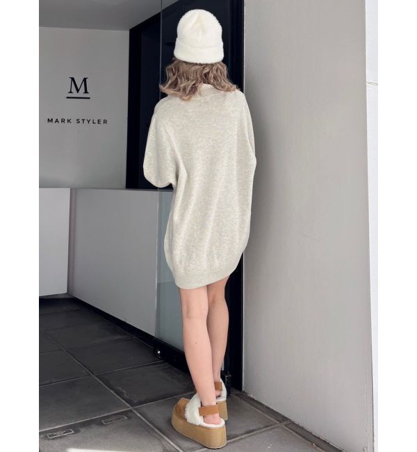 GYDA「Symmetry GYDAハーフZIPミニワンピース」|ワンピース|