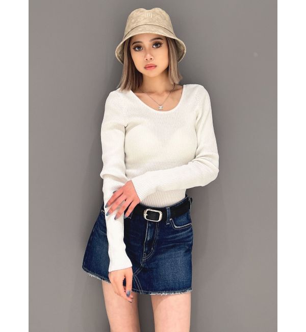 GYDA「パターンフェイクレザーバケットハット」|ハット|